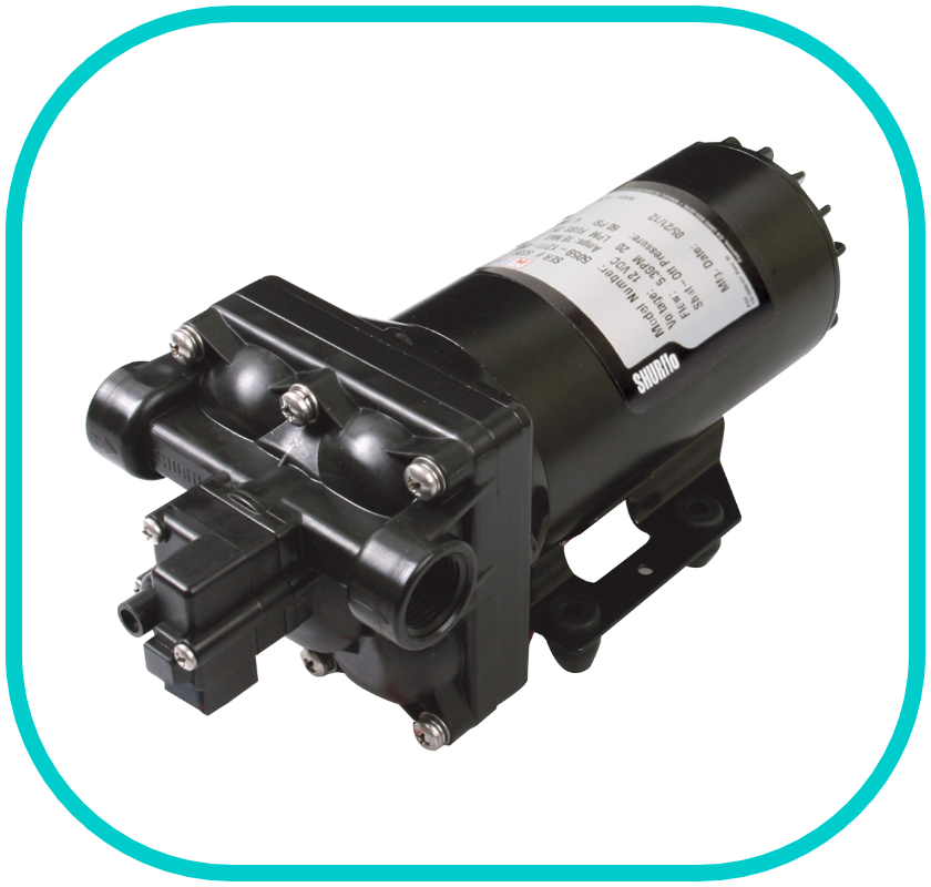 Shurflo 5059-3610 Series Bypass Pump 12v 90PSI 20LPM 1/2” F Ports